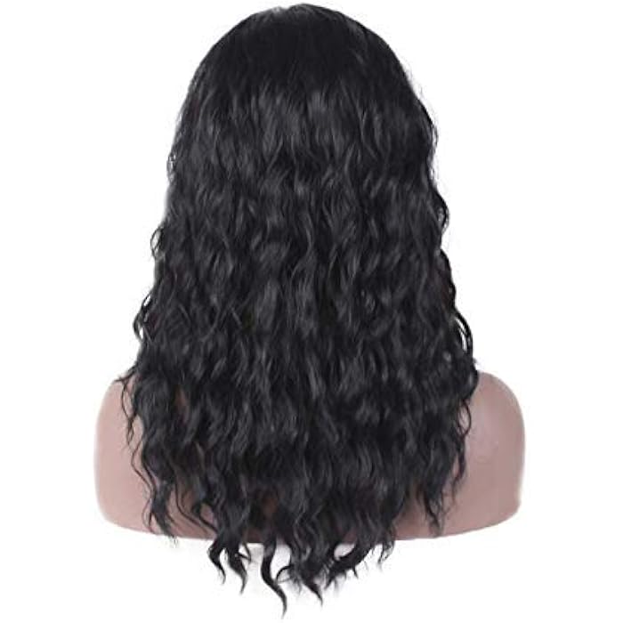 DILLARDS High Temperature Silk Black Small Curly Long Curly Hair Black Wig - Image 2